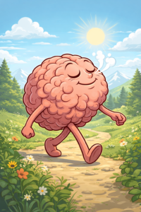 cerveau apaisé respiration calme anxiété