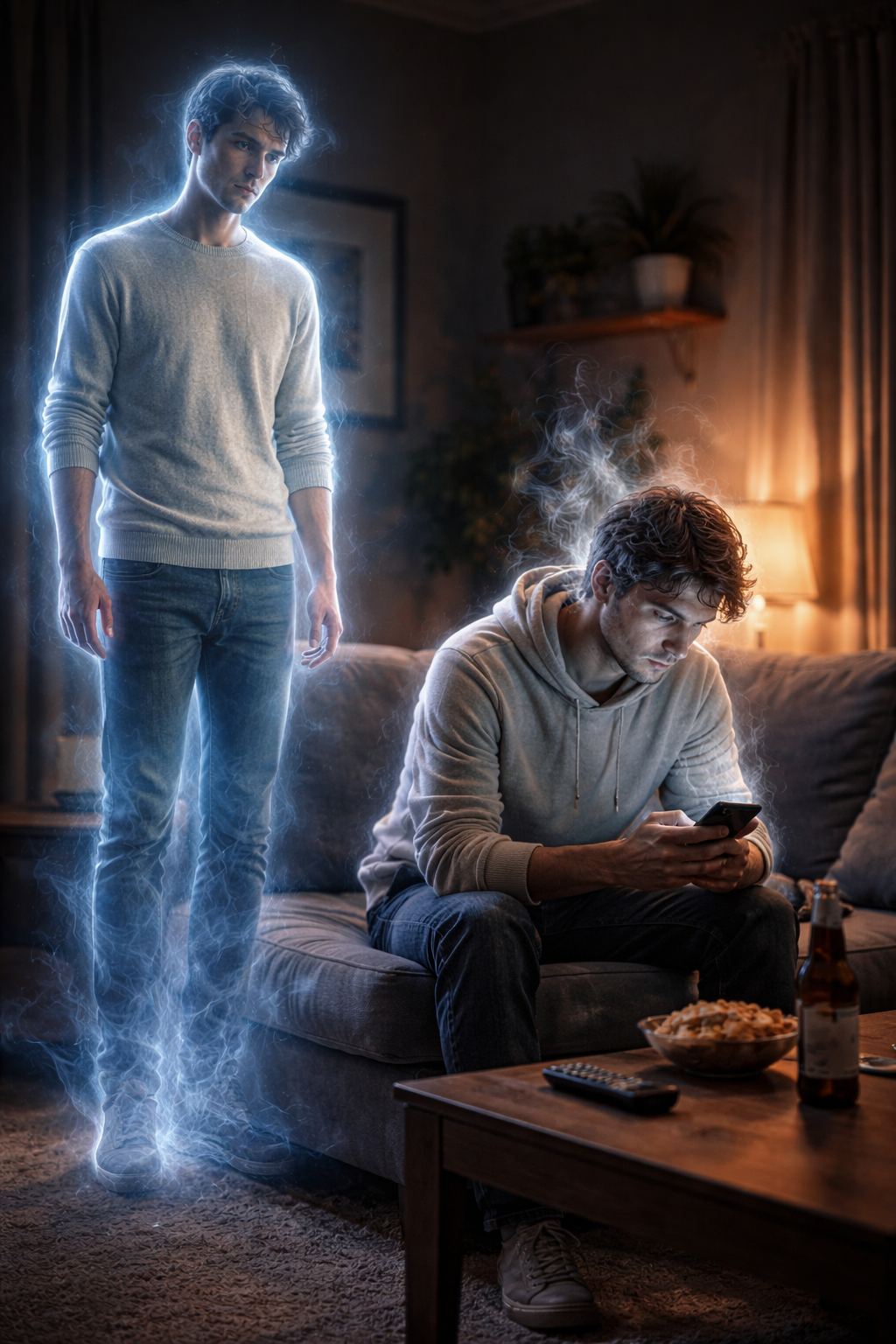 corps deconnecté vide