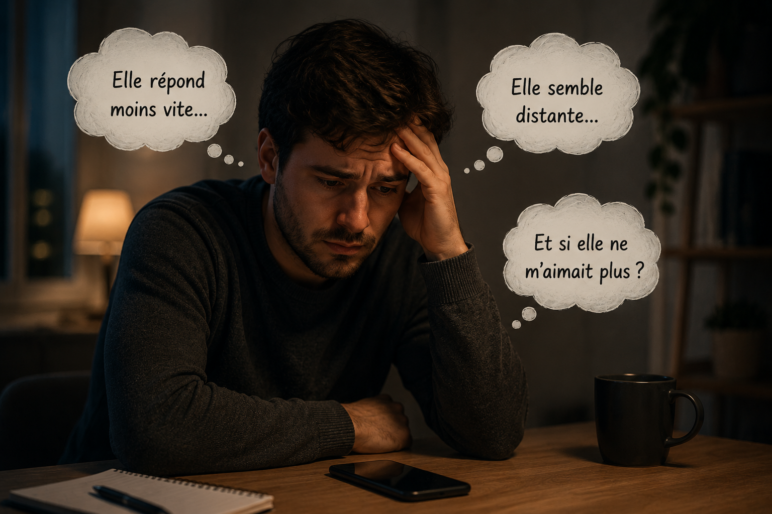 Attachement anxieux ruminations